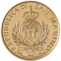 Монета Сан-Марино 5 евро 2019 Технология мобильной связи  5G