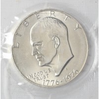 Монета США 1 доллар 1976 200 лет независимости США S UNC