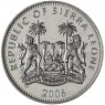Сьерра-Леоне 1 доллар 2006 Животные - Шимпанзе