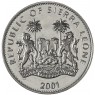 Сьерра-Леоне 1 доллар 2001 Большая африканская пятёрка - Носорог