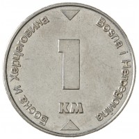 Монета Босния и Герцеговина 1 марка 2006