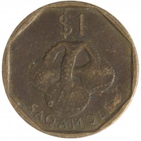 Монета Фиджи 1 доллар 2010