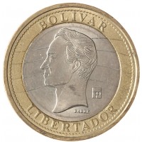 Монета Венесуэла 1 боливар 2007
