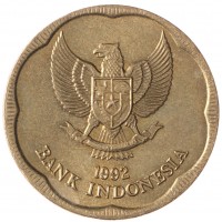 Монета Индонезия 500 рупий 1992