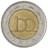 Монета Венгрия 100 форинтов 1997
