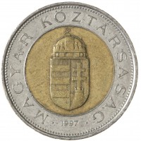 Монета Венгрия 100 форинтов 1997