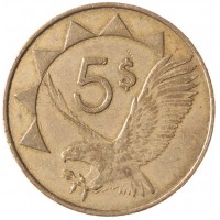 Монета Намибия 5 долларов 2012