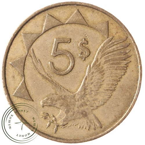 Намибия 5 долларов 2012 — 937041539