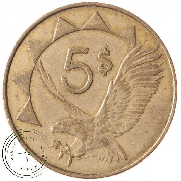 Намибия 5 долларов 2012