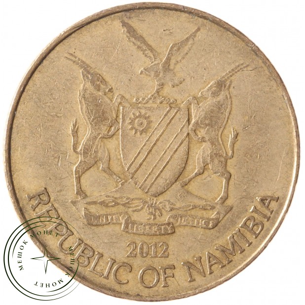 Намибия 5 долларов 2012