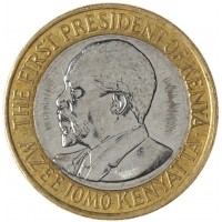 Монета Кения 10 шиллингов 2010