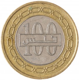 Монета Бахрейн 100 филсов 2010