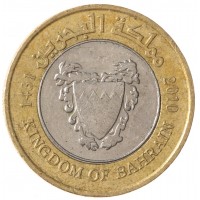 Монета Бахрейн 100 филсов 2010