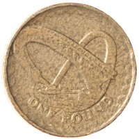 Монета Великобритания 1 фунт 2007 Мост Тысячелетия Гейтсхед