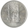 США 25 центов 2001 Вермонт Р