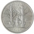 США 25 центов 2001 Вермонт D