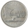 США 25 центов 2005 Миннесота D