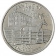 США 25 центов 2001 Кентуки D