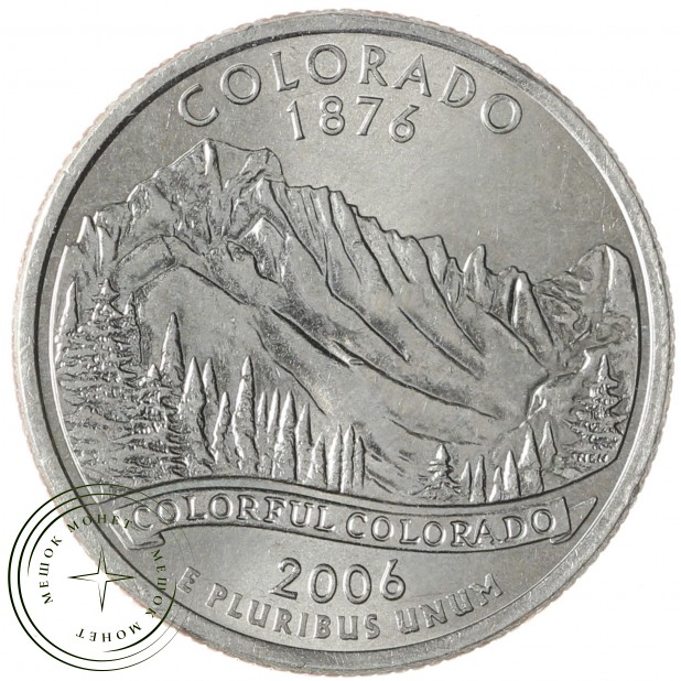 США 25 центов 2006 Колорадо Р