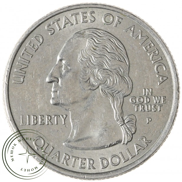 США 25 центов 2005 Орегон Р
