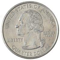 Монета США 25 центов 2000 Мэриленд Р