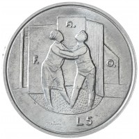 Монета Сан-Марино 5 лир 1976