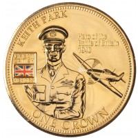 Монета Тристан-да-Кунья 1 крона 2010 Герои Великобритании - Кейт Парк