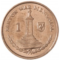Монета Остров Мэн 1 пенни 2016