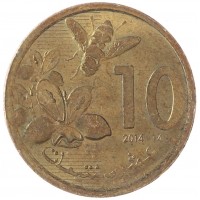 Монета Марокко 10 сантимов 2014