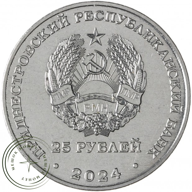 Приднестровье 25 рублей 2024 Михаил Фрунзе