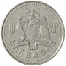 Барбадос 10 центов 1990