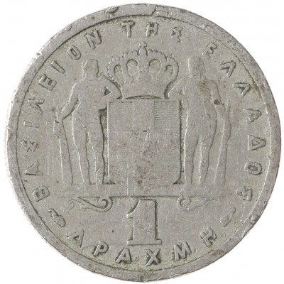 Монета Греция 1 драхма 1957