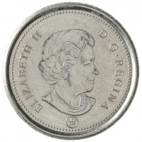 Монета Канада 10 центов 2010