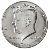 Монета США 1/2 доллара 2024