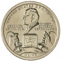 Монета США 1 доллар 2024 Дефибриллятор постоянного тока