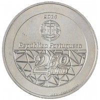 Монета Португалия 2 1/2 евро 2014 35 лет национальной системе здравоохранения