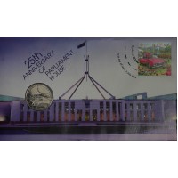 Монета Австралия 20 центов 2013 25 лет Зданию парламента