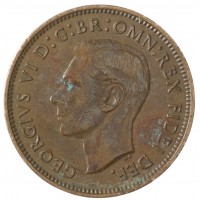 Великобритания 1 фартинг 1949