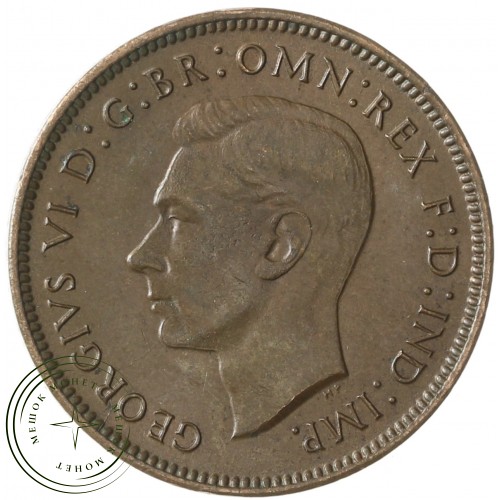Великобритания 1 фартинг 1947