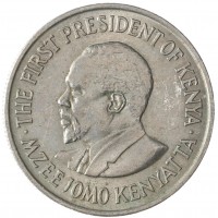 Монета Кения 50 центов 1971