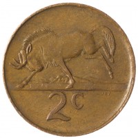 ЮАР 2 цента 1973