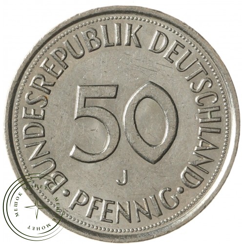 Германия 50 пфеннигов 1991 J — 937041932