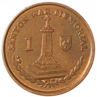 Монета Остров Мэн 1 пенни 2010