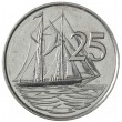 Каймановы острова 25 центов 2008