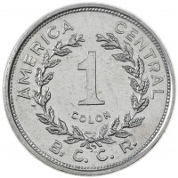 Монета Коста-Рика 1 колон 1983