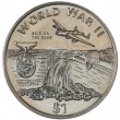 Либерия 1 доллар 1997 Вторая мировая война - Рейд на дамбы