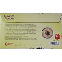 Монета Тувалу 1 доллар 2021 Великолепный пёстрый голубь