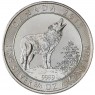 Канада 2 доллара 2015 Серый волк - Вой волков