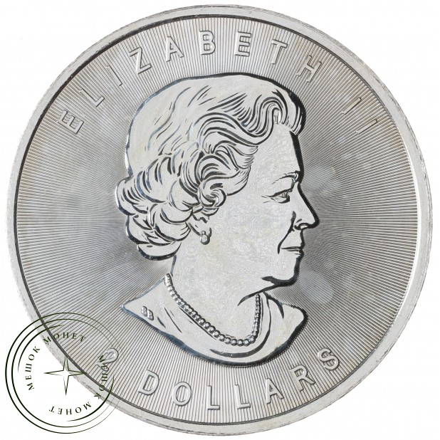 Канада 2 доллара 2015 Серый волк - Вой волков