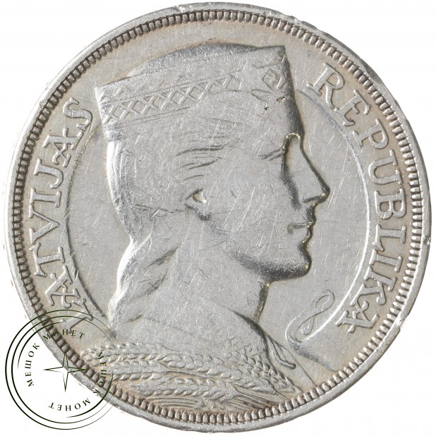 Латвия 5 латов 1931